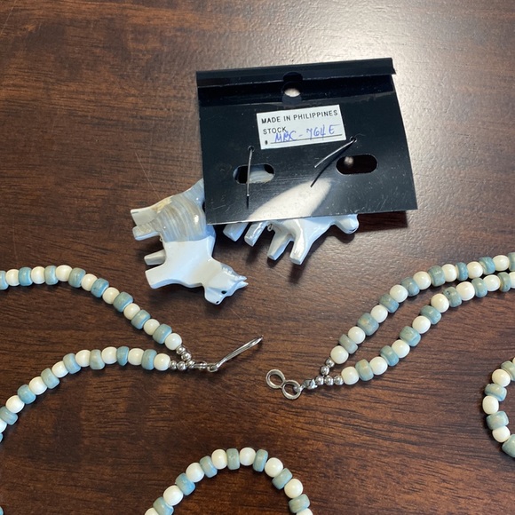 Vintage Cat Necklace and Earrings - Picture 4 of 5